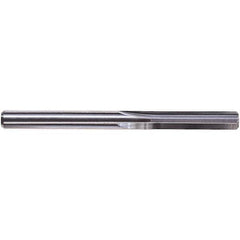 Chucking Reamer: 1/8" Dia, 2-1/2" OAL, 5/8" Flute Length, Straight-Cylindrical Shank, Solid Carbide