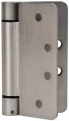 Specialty Hinges; Hinge Material: Steel; Hinge Type: Spring; Mount Type: Full-Mortise; Finish: Satin Chrome; Load Capacity: 200 lb; Door Leaf Height: 4