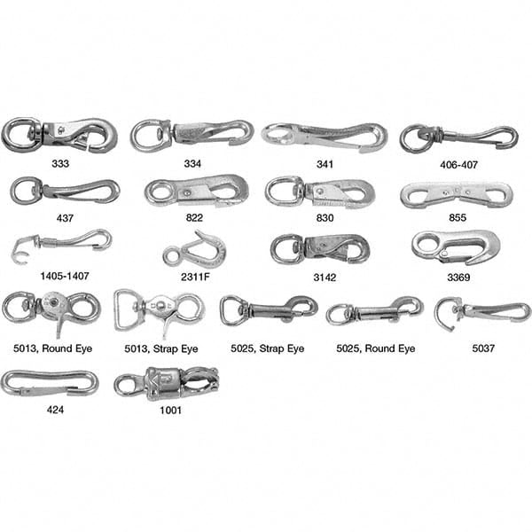 Swiveling & Round Eye Animal Snap: 440 lb Load Capacity