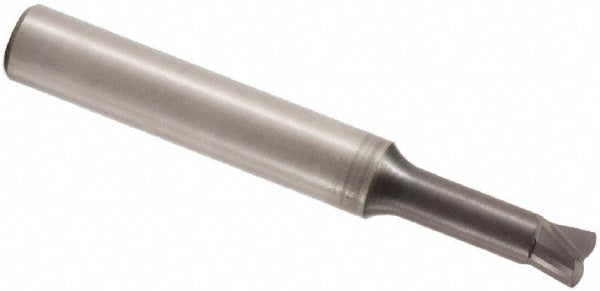 Corner Radius End Mill: 1.5 mm Dia, 0.1 mm LOC, 0.1 mm Radius, 2 Flutes, Solid Carbide