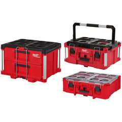 Tool Boxes, Cases & Chests; Type: Tool Box; Overall Weight Capacity: 50; Locking Mechanism: Padlock; Color: Red, Black; Material: Polymer