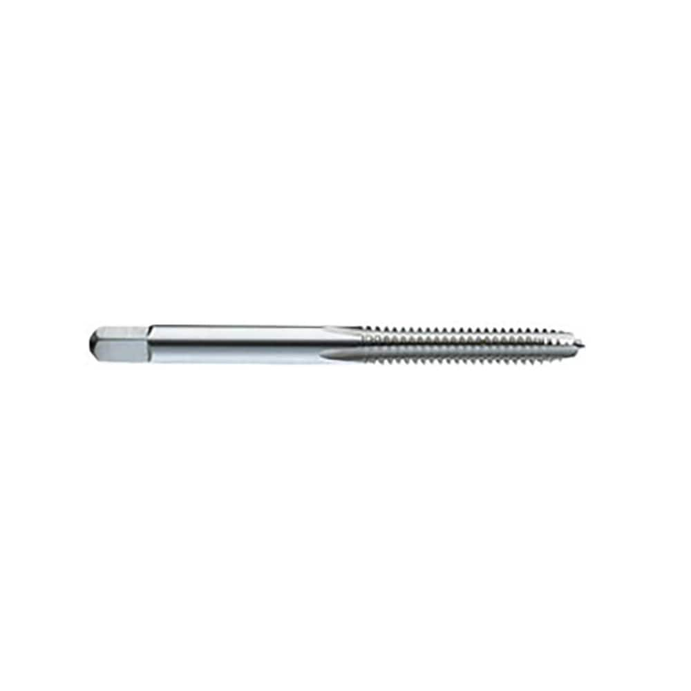 Straight Flute Tap: #6-32 UNC, 3 Flute, Plug Chamfer, 2B Class of Fit, HSS, Bright/Uncoated Finish