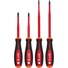 Screwdriver Sets; Screwdriver Types Included: Cabinet, Phillips, Square; Container Type: None; Tether Style: Tether Capable