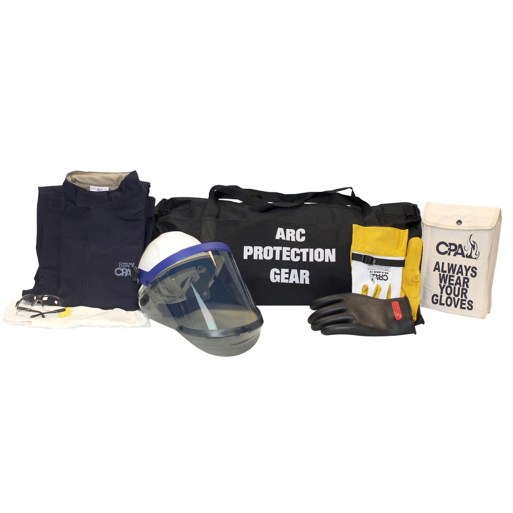 Arc Flash Clothing Kit: Size 2X-Large, Cotton, Jacket, Pants & Hoods