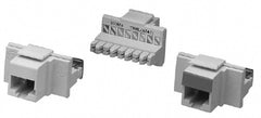 Coaxial Cable Outlets & Receptacles; Wall Plate Configuration: Port; Number of Gangs: 0; Mounting Type: Snap-in