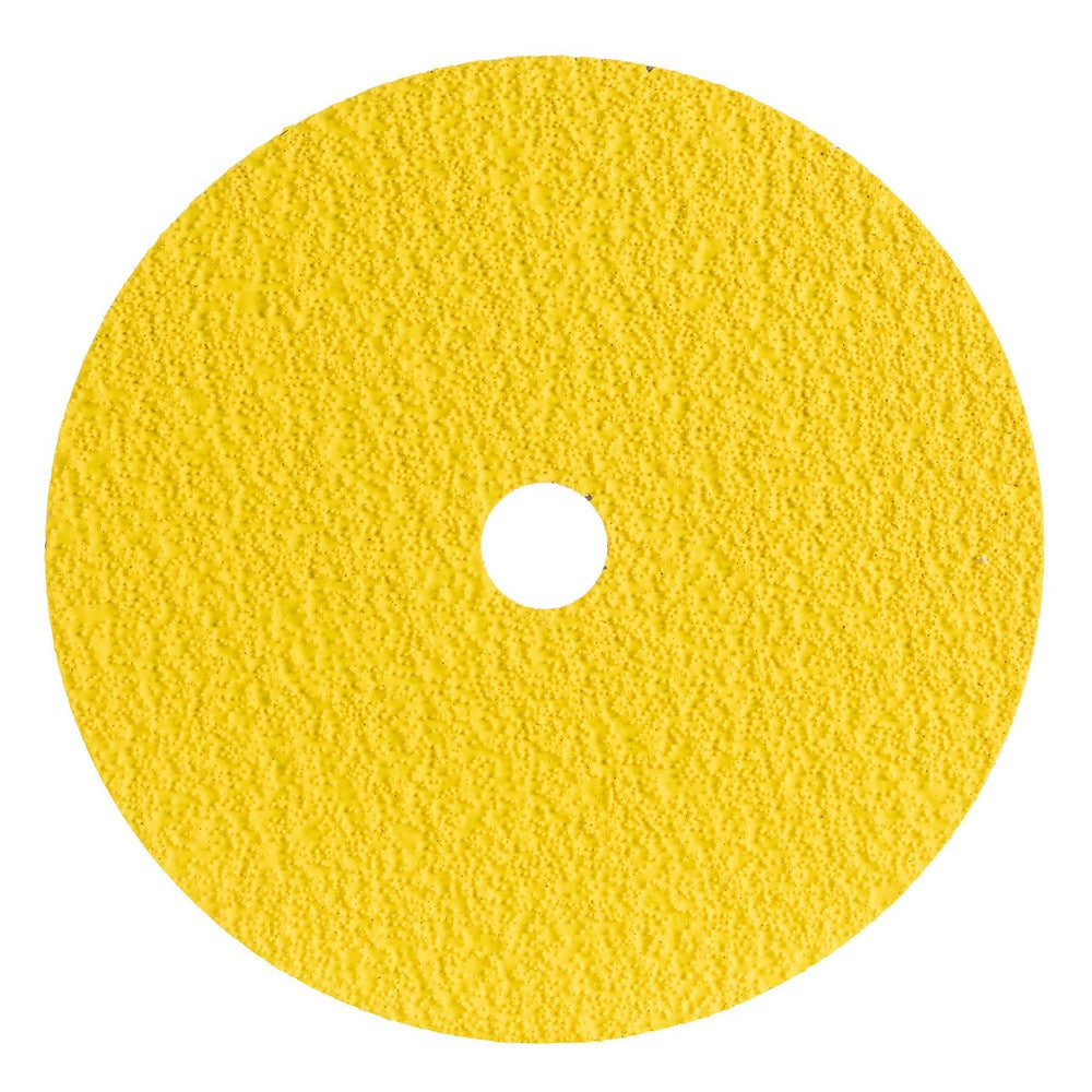 Fiber Disc:  7" Disc Dia, 7/8" Hole, Arbor Hole, 36 Grit, Premium Ceramic Alumina