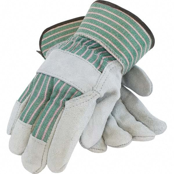 Work Gloves: PiP 84-6532, Size Large, Split Cowhide Leather Lined, Split Cowhide, General Purpose