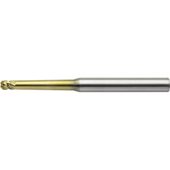 Corner Radius End Mill: 1.00 mm Dia, 1.0000 mm LOC, Centercutting Series HTNRS