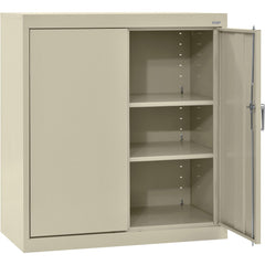 Steel Counter-Height Cabinet: 36" Wide, 18" Deep, 36" High