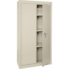 Steel Lockable Welded Storage Cabinet Cabinet: 30" Wide, 18" Deep, 66" High