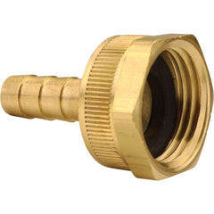 Garden Hose Fittings & Repair Kits; Kit Type: Barb x Female Garden Hose Swivel; Connector Type: Female Hose x Barb; Compatible Hose Diameter: 1; Thread Size (Inch): 3/4-11-1/2; Thread Type: GHT; Material: Brass; Inside Diameter (Inch): 1; Color: Copper