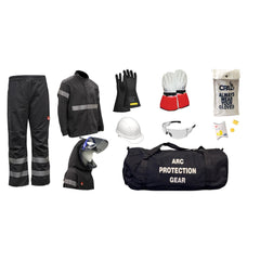 Arc Flash Clothing Kit: Size 4X-Large, Cotton, Jacket, Pants & Hoods