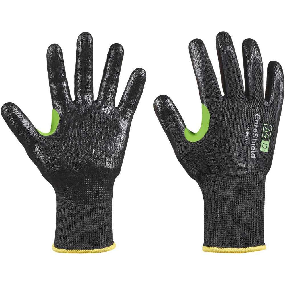 Cut, Puncture & Abrasion-Resistant Gloves: CoreShield 24-0913B, Size 2X-Large, ANSI Cut A4, ANSI Puncture 4, Nitrile, HPPE