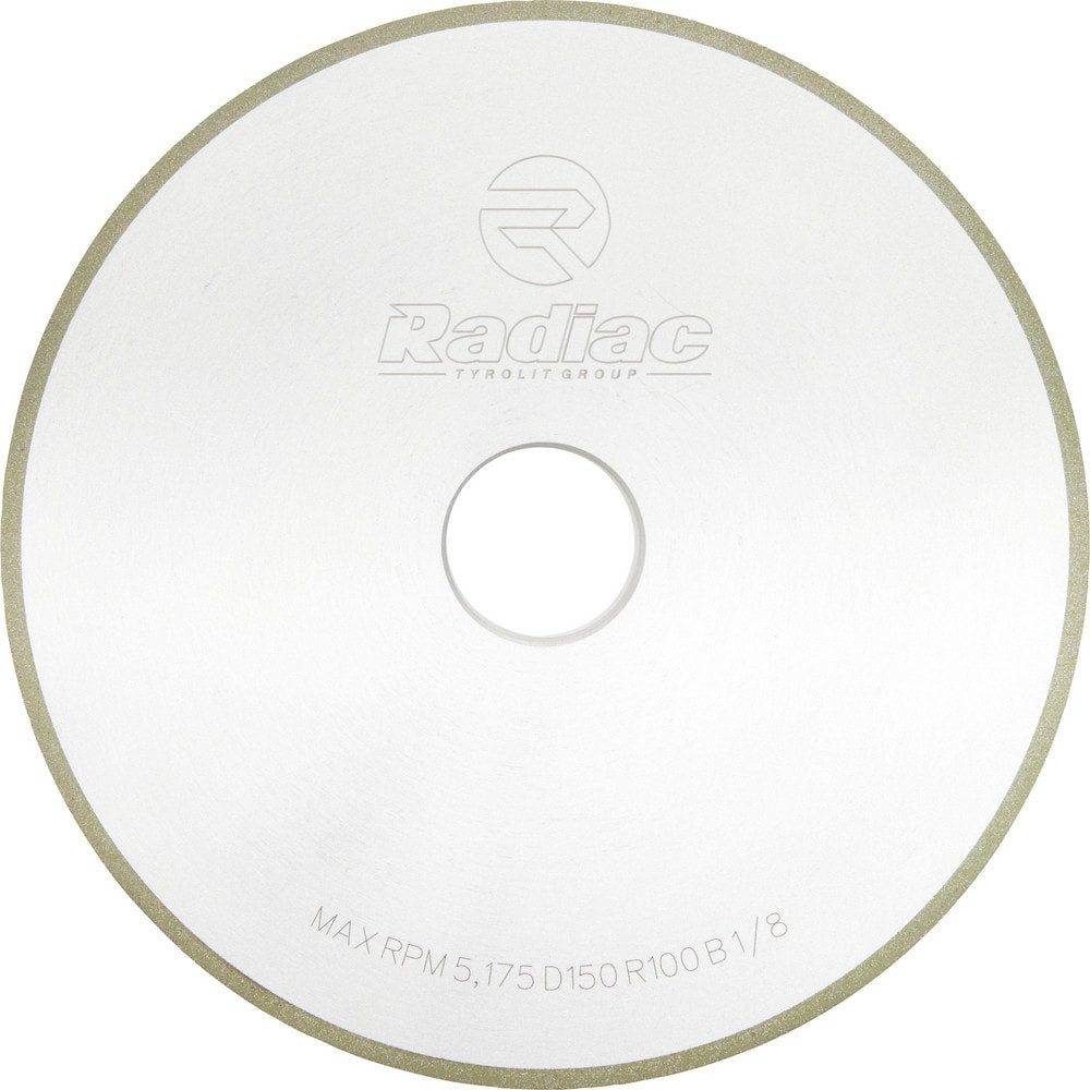 Surface Grinding Wheel: 7" Dia, 3/8" Thick, 1-1/4" Arbor, 220 Grit