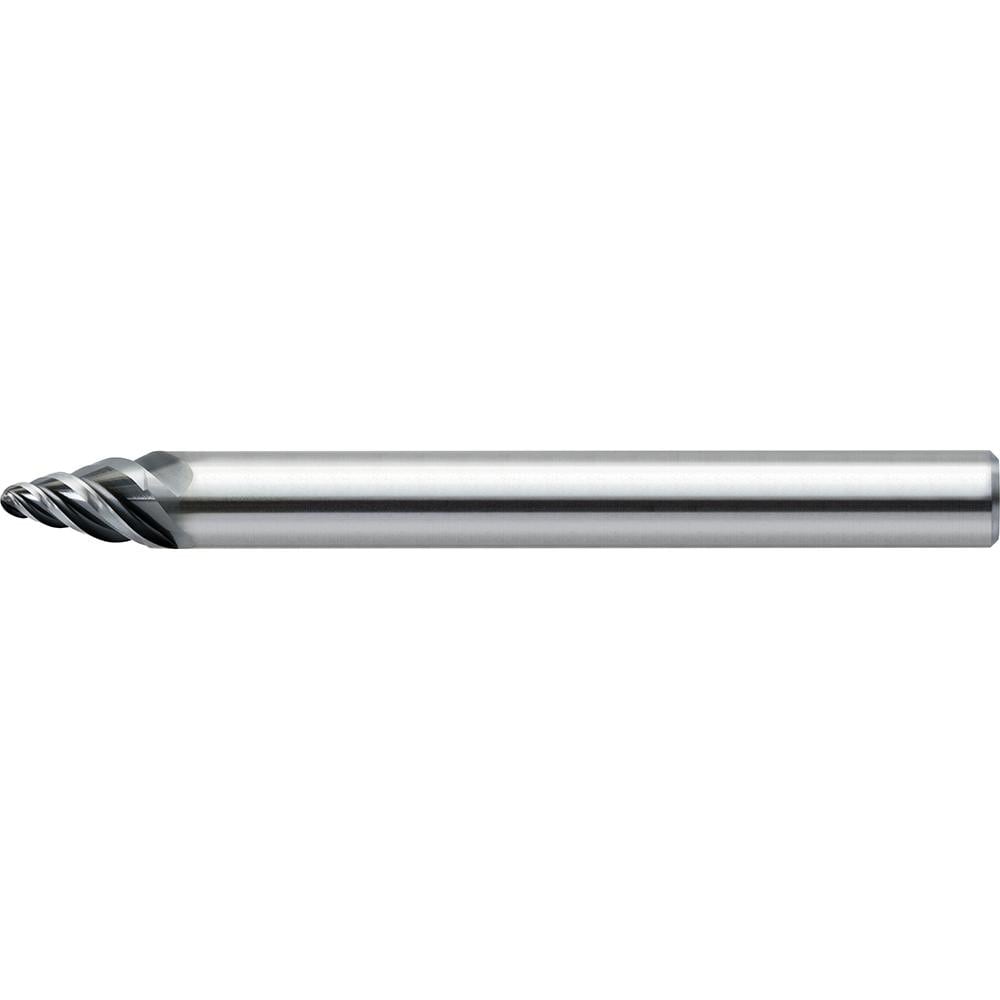 Barrel Cutter End Mills; End Type: Tapered; Material: Solid Carbide; Small End Diameter (mm): 2.00; Shank Diameter (mm): 6.0000; Length of Cut (mm): 8.6000