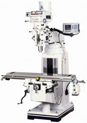 9" x 49" Knee Milling Machine: 3 hp, Variable Speed Pulley, 3 Phase