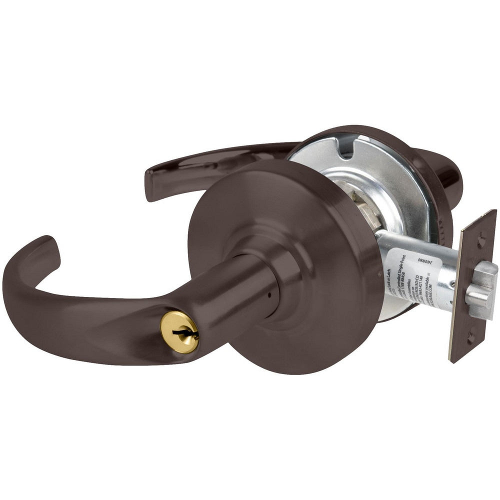 Lever Locksets; Lockset Type: Classroom; Key Type: Keyed Different; Back Set: 2-3/4; Cylinder Type: Less Core; Material: Metal; Door Thickness: 1-5/8 - 2-1/8; Finish: Satin Chrome