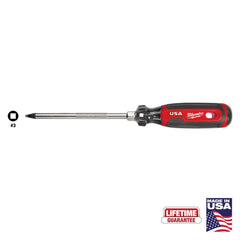 Precision & Specialty Screwdrivers; Tool Type: Square Screwdriver; Blade Length: 6; Overall Length: 11.00; Shaft Length: 6 in; Handle Length: 5 in; Handle Type: Cushion Grip, Standard; Handle Color: Red