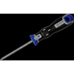 Phillips Screwdrivers; Overall Length (Inch): 10-9/16; Handle Type: Comfort Grip; Phillips Point Size: #3; Handle Color: Gray, Blue, Black