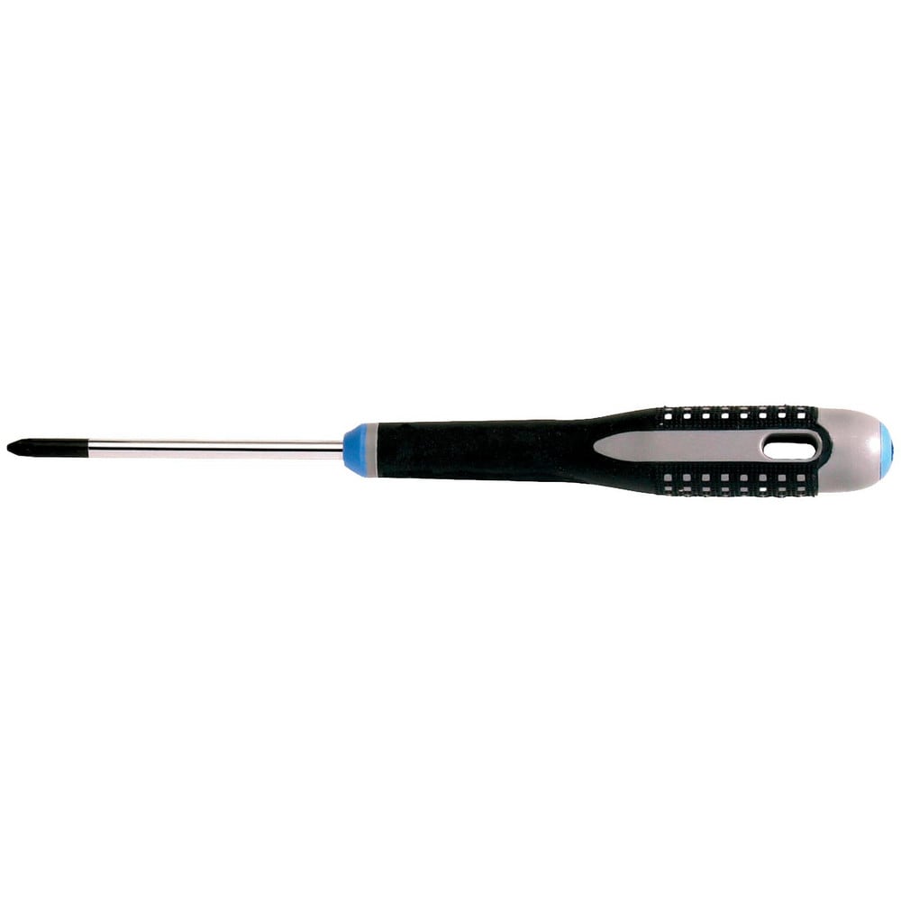 Precision & Specialty Screwdrivers; Tool Type: Pozidriv Screwdriver; Blade Length: 2; Overall Length: 7.25; Handle Color: Gray, Blue, Black