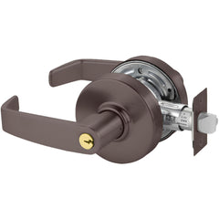 Lever Locksets; Lockset Type: Entrance; Key Type: Keyed Different; Back Set: 2-3/4; Cylinder Type: Conventional; Material: Metal; Door Thickness: 1-3/4; Finish: Oil-Rubbed Bronze