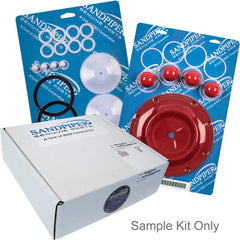 Diaphragm Pump Repair Kits & Parts; Kit Type: Fluid Section Repair; Includes: Nitrile Check Balls, Nitrile Diaphragms, Check Valve Seals (PTFE), Manifold Seals (Center Ported); For Use With: SPE10BPPB0BP000UC1; Material: Buna-N