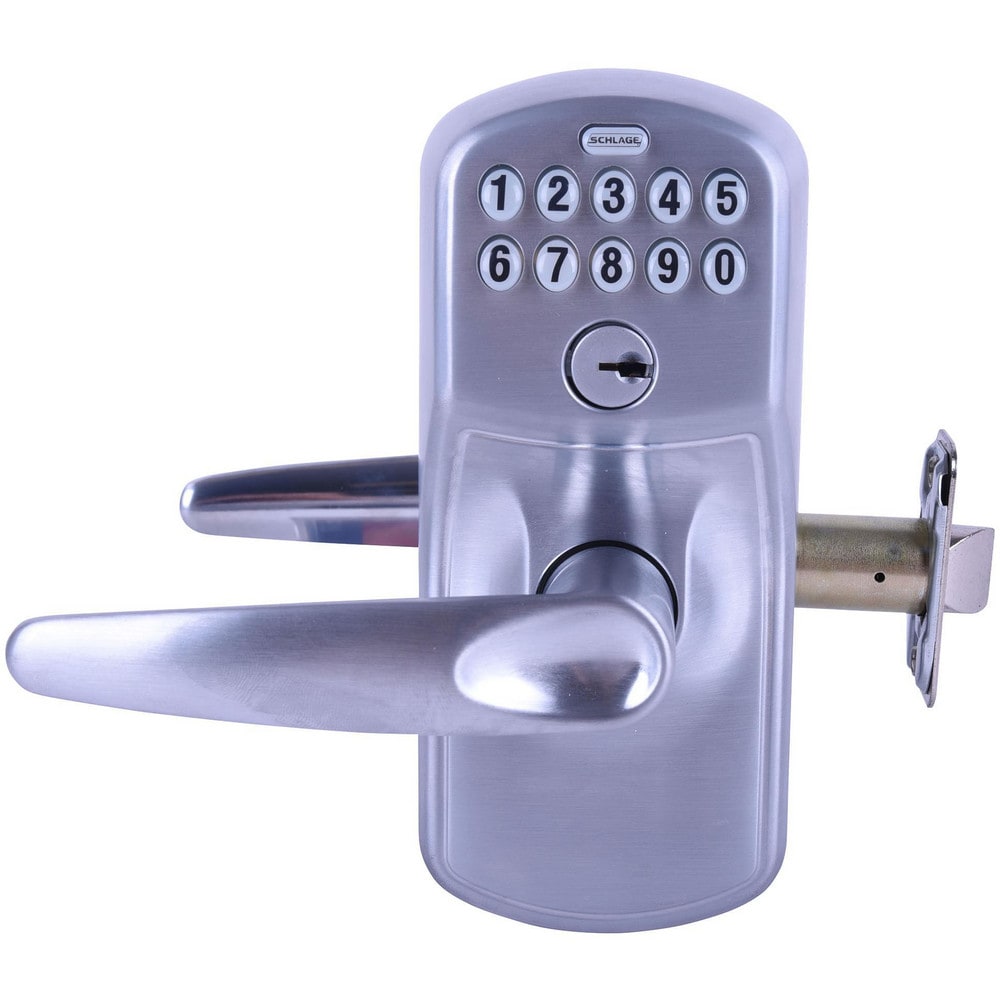 Lever Locksets; Lockset Type: Entrance; Key Type: Keyed Different; Back Set: 2-3/4; Cylinder Type: Conventional; Material: Metal; Door Thickness: 1-3/4; Finish: Satin Chrome