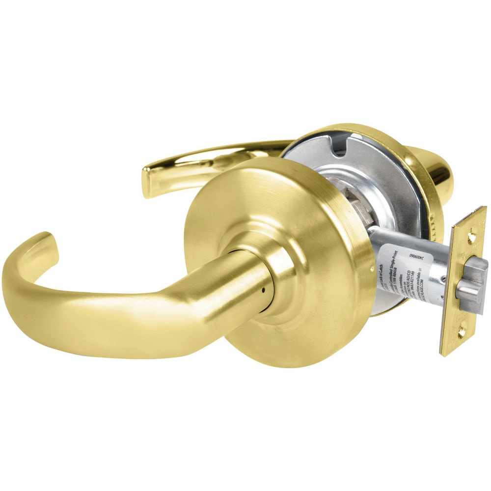 Lever Locksets; Lockset Type: Passage; Key Type: Keyed Different; Back Set: 2-3/4; Cylinder Type: Non-Keyed; Material: Metal; Door Thickness: 1-5/8