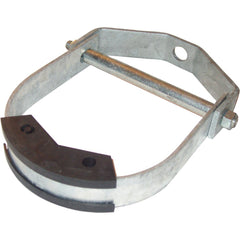 Clevis w/Insulation Saddle: 4" Pipe, Carbon Steel