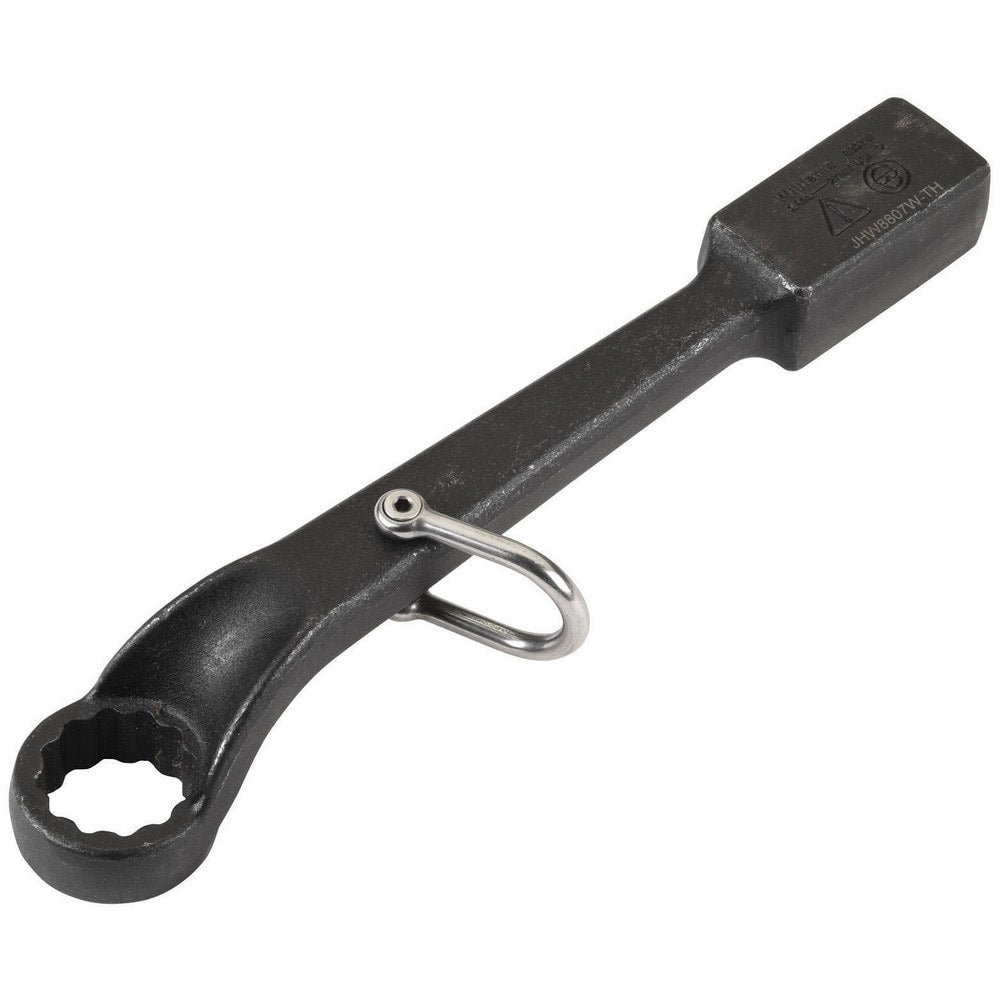 Striking Box End Wrench: 3-3/4", 12 Point, Single End