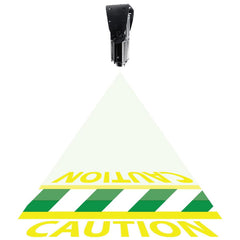 LED Sign Projectors; Sign Type: Pedestrian Crosswalk; Legend: Caution; Bilingual: No; Language: English; Color: White, Yellow, Green; Maximum Projection: 25 ft; Mounting Location: Ceiling; Wattage: 200.000