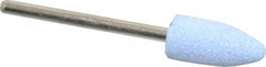 Mounted Point: 3/4" Thick, 1/8" Shank Dia, 120 Grit, Fine