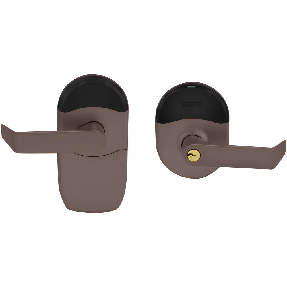 Lever Locksets; Lockset Type: Entrance; Key Type: Keyed Different; Back Set: 2-3/4; Cylinder Type: Conventional; Material: Metal; Door Thickness: 1-3/4; Finish: Aged Bronze