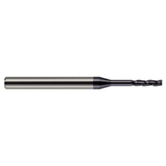 Square End Mill: 0.1406" Dia, 0.7500" LOC, 3 Flute, Solid Carbide