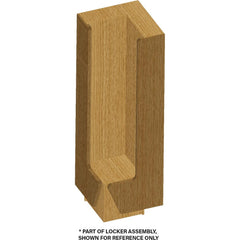 Locker Accessories; Accessory Type: Locker Accessory; For Use With: Hallowell Recruiter-2 Wood Setback Lockers; Material: Wood