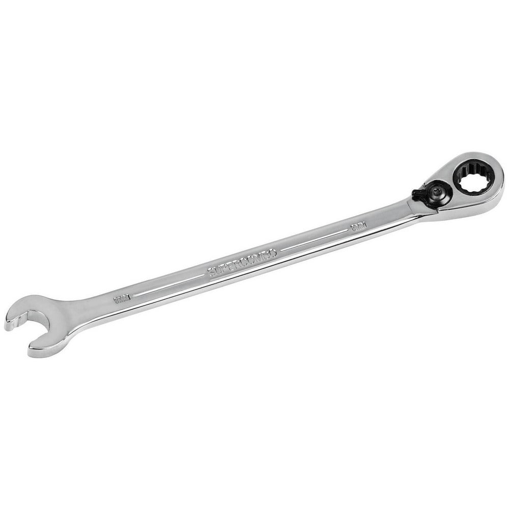 Combination Wrench: 25/64" Head Size, 15 deg Offset