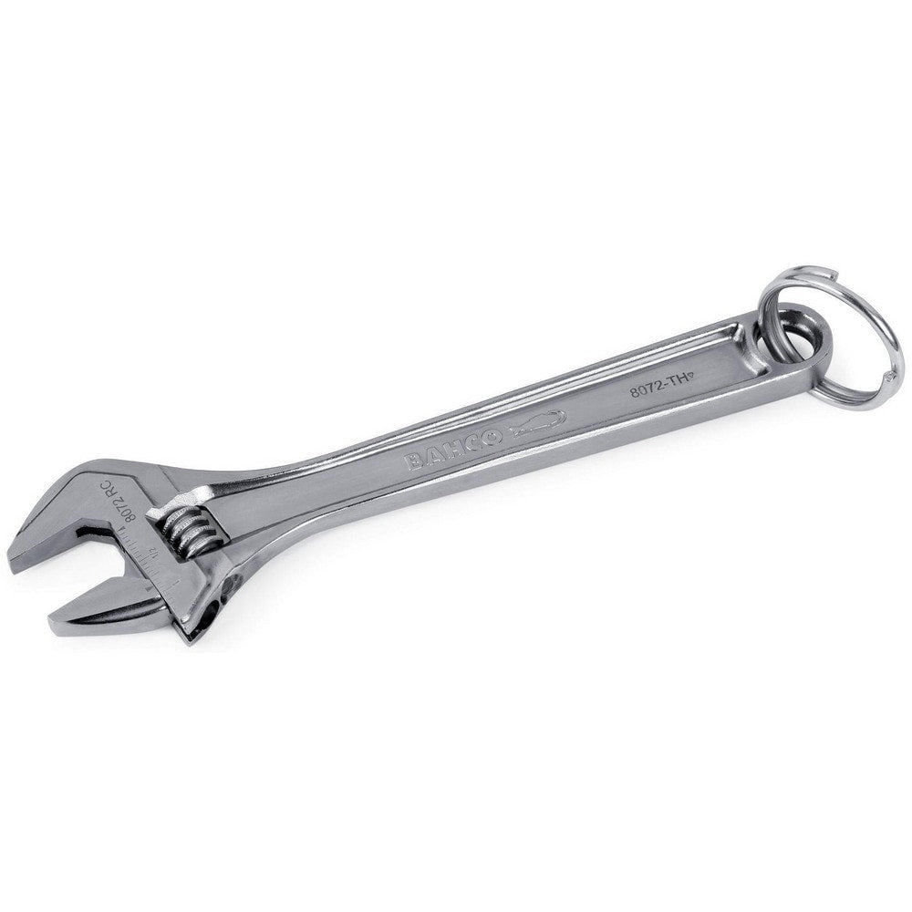 Adjustable Wrench: 12" OAL, 1-5/16" Jaw Capacity