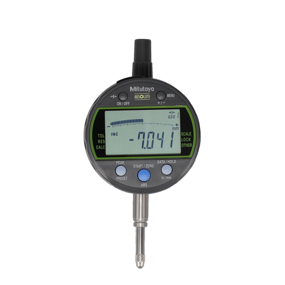 LCD Electronic Drop Indicator: 2" Max, Flat Back