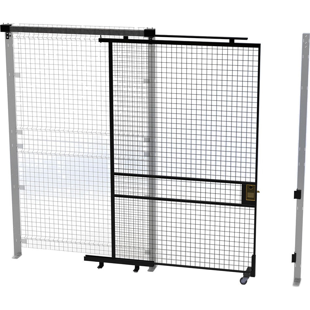 Temporary Structure Partitions; Overall Height: 96 in; Width (Inch): 58; Overall Depth: 1.5 in; Construction: Welded; Material: Steel