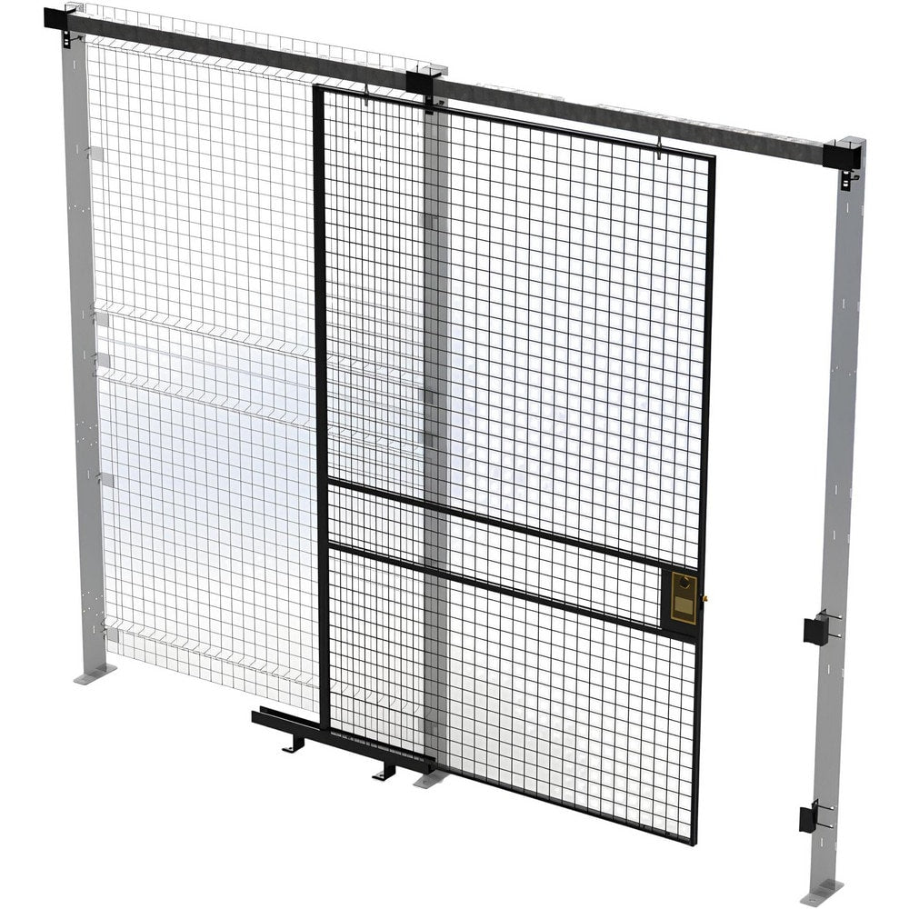 Temporary Structure Partitions; Overall Height: 96 in; Width (Inch): 58; Overall Depth: 1.5 in; Construction: Welded; Material: Steel