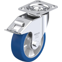 Top Plate Casters; Mount Type: Plate; Number of Wheels: 1.000; Wheel Diameter (Inch): 8; Wheel Material: Polyurethane; Wheel Width (Inch): 2; Wheel Color: Green