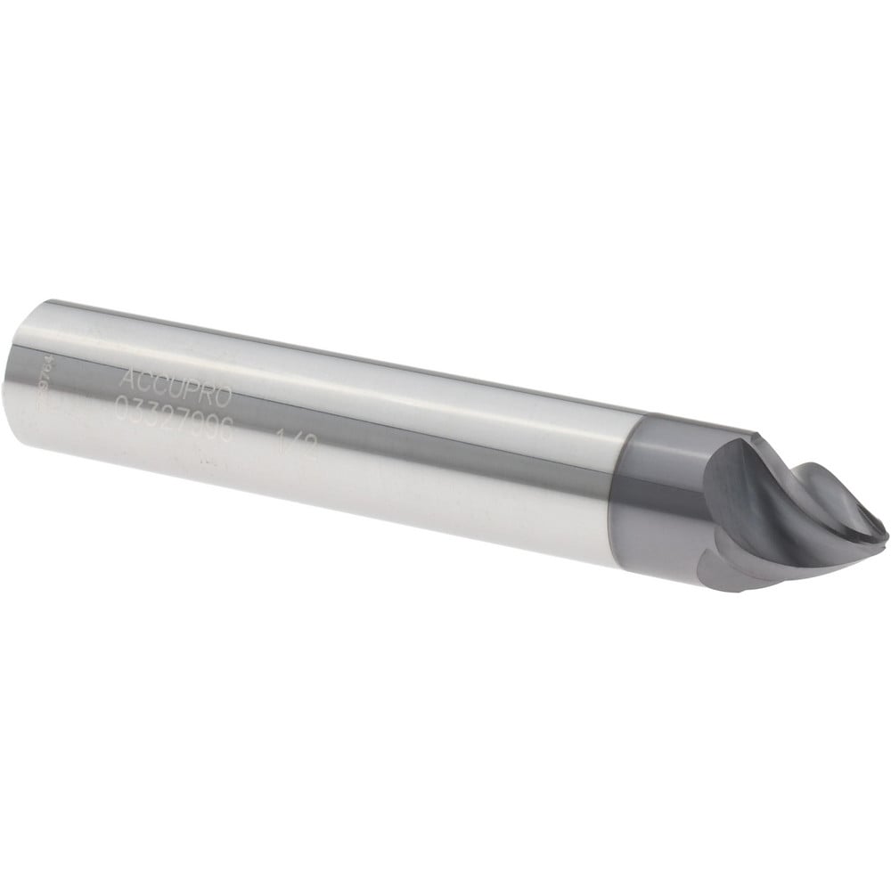 Barrel Cutter End Mills; End Type: Taper Form; Material: Solid Carbide; Taper Angle Per Side: 30.00; Length of Cut (Inch): 7/16