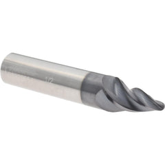 Barrel Cutter End Mills; End Type: Taper Form; Material: Solid Carbide; Taper Angle Per Side: 15.00