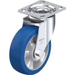 Top Plate Casters; Mount Type: Plate; Number of Wheels: 1.000; Wheel Diameter (Inch): 8; Wheel Material: Polyurethane; Wheel Width (Inch): 2; Wheel Color: Green