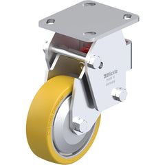 Top Plate Casters; Mount Type: Plate; Number of Wheels: 1.000; Wheel Diameter (Inch): 8; Wheel Material: Polyurethane; Wheel Width (Inch): 2; Wheel Color: Green