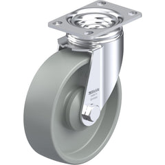 Top Plate Casters; Mount Type: Plate; Number of Wheels: 1.000; Wheel Diameter (Inch): 8; Wheel Material: Polyurethane; Wheel Width (Inch): 2; Wheel Color: Green