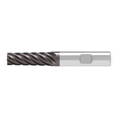 Tapered End Mill: 5 deg Angle per Side, 8.00 mm Small Dia, 50.00 mm LOC, 6 Flute