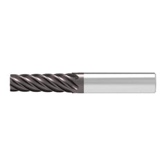 Tapered End Mill: 3 deg Angle per Side, 12.00 mm Small Dia, 30.00 mm LOC, 6 Flute