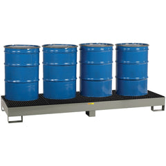 Drum Rack:  4 Drum,  93.00 gal,  6000.00 lb,  Steel