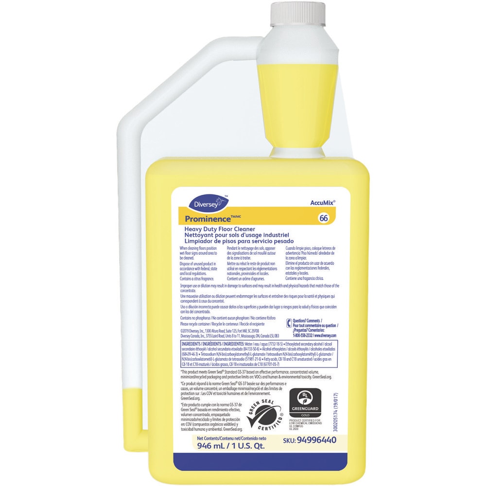 Floor Cleaners, Strippers & Sealers; Product Type: Heavy-Duty Floor Cleaner; Container Type: Bottle; Container Size (fl. oz.): 32.00; Material Application: Vinyl, Laminate, Linoleum, Wood, Terrazzo, Marble, Granite, Asphalt, Porcelain, Brick, Travertine,